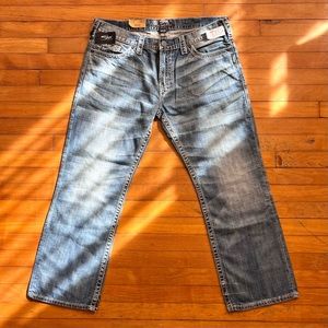 NWT Silver Jeans Mens Nash Classic Fit Straight Leg Size W38/L30